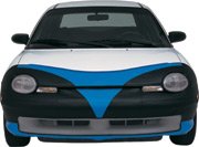 LeBra Racing 55787-03; Blue Full Front End Cover Front-End Covers Lebra 5578703