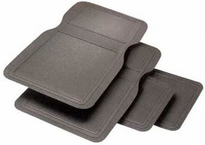 Rubberqueen 64651 Telstar 4pc Vinyl Mat, Black Custom Fit Rubber Queen 64651