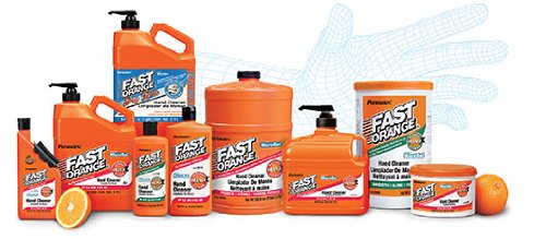 Permatex 25072 Fast Orange Hand Cleaner Wipes, 72-count Container Car Care Permatex 25072