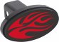 Bully Flame Oval LED Brake Light Hitch Cover Hitch Covers Hitch-it CR-019R