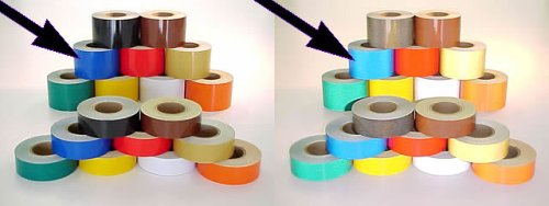 2 By 37.5' Blue Reflective Pin Stripping Tape Decals Applied Graphics 0502BL