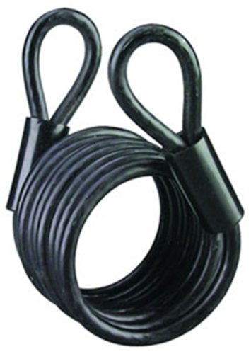 Master Lock 61DAT 6' Black Self Coiling Cable Fuel System Master Lock 61DAT