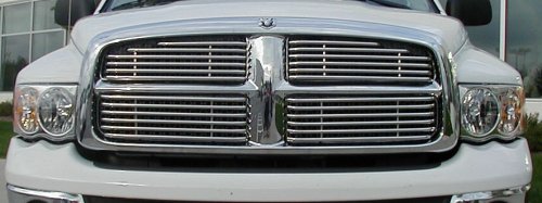 Putco Virtual Horizontal Grille Insert - Stainless, for the 2004 Dodge Durango Grille Inserts Putco 8B1D40--13163--VUSTUP