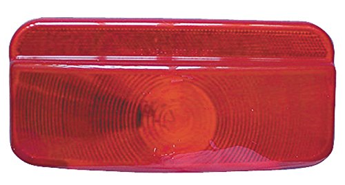 Fasteners Unlimited 89-187 Red Replacement Lens for Compact Tail Light Categories Fasteners Unlimited 89187