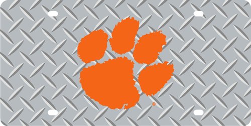 Inlaid Acrylic License Plate - Clemson Covers Stockdale 03562