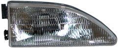 TYC 20-3076-00 Ford Mustang Passenger Side Headlight Assembly Headlight Bulbs TYC 20307600