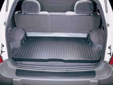 HUSKY LINERS 21311 Cargo Liner; With Inside Spare Tire; Tire Mount In Place; Black; Custom Fit Husky Liners 21311