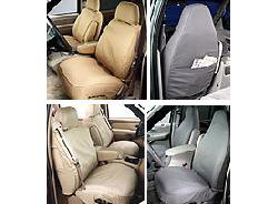 Covercraft Custom-Fit Front Bucket SeatSaver Seat Covers - Polycotton Fabric, Grey Accessories Covercraft SS2338PCGY