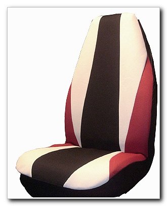 Sport Mesh Universal Bucket Seat Cover Pair, Red, 2 per package (65-1141RED) Accessories Allison 65-1141RED