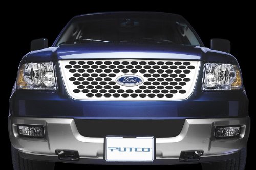 Putco 64406 Designer FX Stainless Steel Grilles (Oval Pattern) Grille Inserts Putco 64406