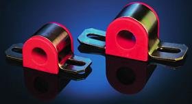 Energy Suspension 9.5122G Sway Bar Bushing Set; Black; Front And Rear; Non-Greasable Type; Bar Dia. 18mm; Performance Polyurethane; Bushings Energy Suspension 9.5122G