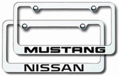 Auto Gold LFINFEC Engraved Chrome License Plate Frame, Infiniti Frames Au-tomotive Gold LFINFEC