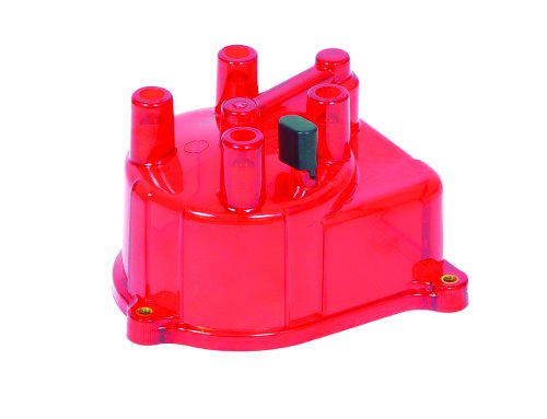 ACCEL 11072 Red Distributor Cap Distributor Caps Accel 11072