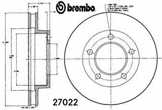 Rotors Brembo 27022