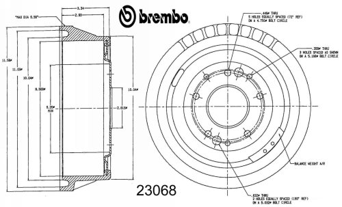 Drums Brembo 23068