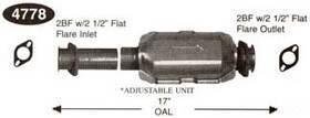 Catco 4778 Direct Fit Converter Catalytic Converters Catco 4778