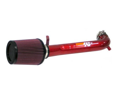 K&N 69-1041TR Typhoon Air Intake Kit, Short Ram, Red Air Intake K&N 69-1041TR