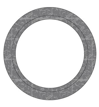 ROL Gaskets EG24847 Exhaust Gasket Exhaust Flange & Exhaust Donut ROL Gaskets EG24847