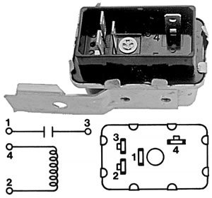 Standard Motor Products RY98 Relay Circuit Opening Standard Motor Products RY98