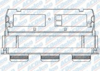 ACDelco 15-72862 Heater and Air Conditioner Control Assembly Assemblies ACDelco 15-72862