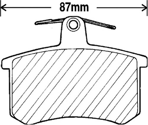 Brake Pads Beck Arnley 0821189