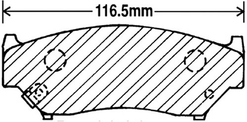 Brake Pads Beck Arnley 0821461