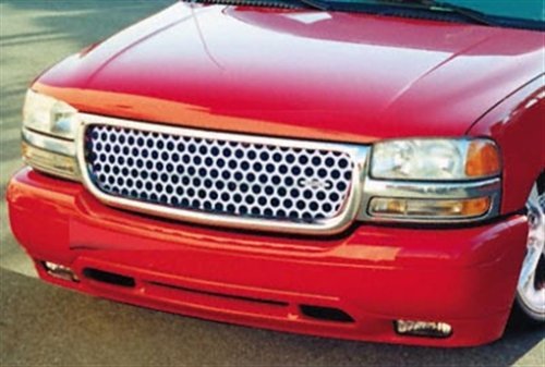 DJ Motorsports 972400 EX2 Style Replacement Grille Insert, 304 Mirror Finish Stainless Steel, For Select Ford Vehicles Grille Inserts DJ Motorsports 972400