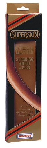 Superior 58-0650L Superskin, Leather S.W. Cover, Blue Steering Accessories Superior 580650L