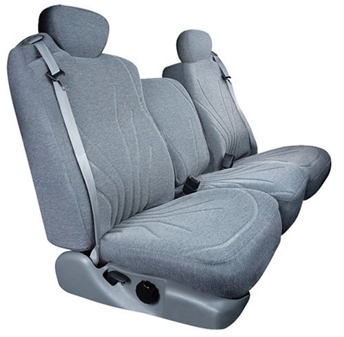 Elegant E G813 Custom Made Bench / Backrest Seat Cover - Premier Tweed Fabric, Gray Accessories Automotive Innovations E G813
