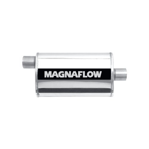 Magnaflow 14324 Polished Stainless Steel 2 Oval Muffler Mufflers Magnaflow 14324