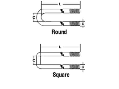 Dorman Help! 35666 Spring U Bolt U-Bolt Kits Dorman 35666