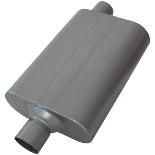 Flowmaster 842442 40 Delta Muffler 409S - 2.25 Center IN / 2.25 Offset OUT - Aggressive Sound Mufflers Flowmaster 842442
