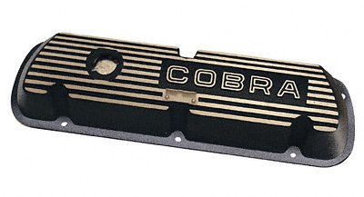 Ford Racing M6582F302 Valve Cover, Cobra For 289/302/351 Engines, Black With Cobra Logo Valve Covers Ford M6582F302
