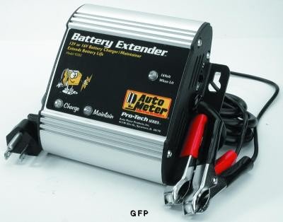 Auto Meter | 9202 Battery Extender 12 And 16 Volt Battery Charger Batteries Auto Meter 9202gfp