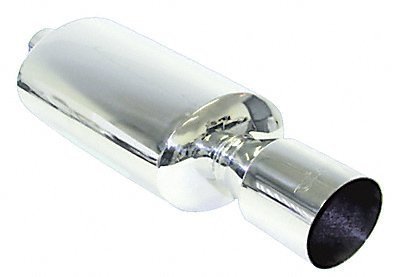3A Racing 63-0512 Muffler Universal Oval Round Tip Mufflers 3A Racing 630512