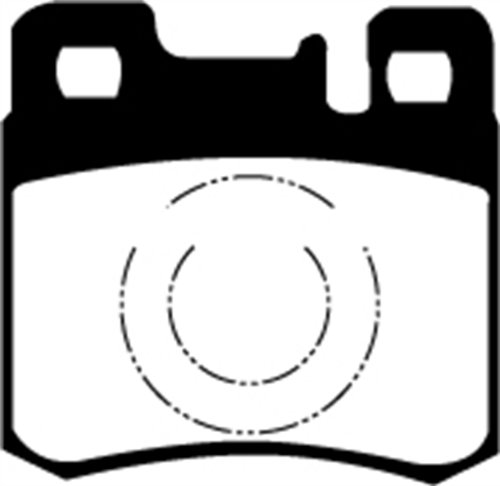 EBC Brakes DP2846 Greenstuff 2000 Series Sport Brake Pad Brake Pads EBC Brakes DP2846