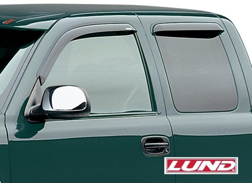 Lund 83488 Smoke Window Visor - 4 Piece Body Lund 83488