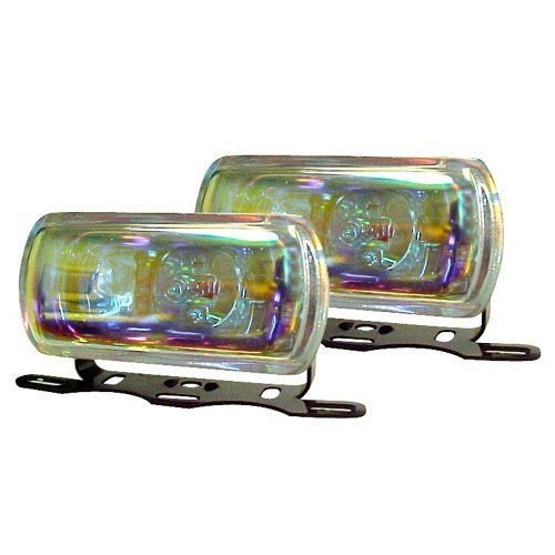 Thin Line Driving Fog Kit; black metal housing, Ion style lens Driving, Fog & Spot Lights Optronics 047286407765