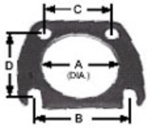AP Exhaust 9014 Exhaust Gasket Exhaust System AP Exhaust Products 9014