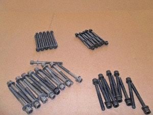ITM Engine Components 100-01500 Auto Part Knurled Head Bolts ITM Engine Components 100-01500