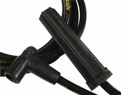 ACCEL 5071K 8 mm Super Stock Black Spiral Wire Set Wire Sets Accel 5071K