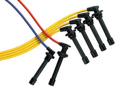 ACCEL 7962B 300+ ThunderSport Ferro-Spiral Blue Spark Plug Wire Set Wire Sets Accel 7962B