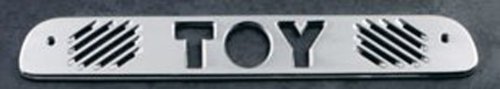 All Sales 74007P Polished Billet Aluminum Third Brake Light Cover - TOY Logo Exterior Accessories All Sales 74007P
