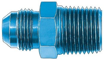 Aeroquip FCM2016 Blue Anodized Aluminum -10AN To 3/8 90-Degree Pipe Adapter Fittings Aeroquip FCM2016