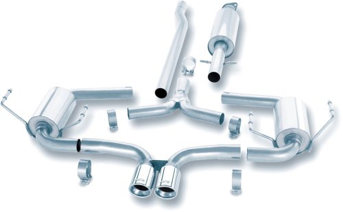 Borla 140035 Cat-Back Aggressive System Exhaust Cat-Back Systems Borla 140035