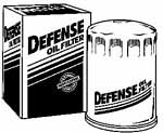 Defense DL25 Oil Filter Oil Filters Defense DL25