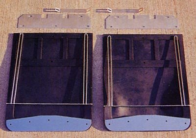 Go Industries 70732SET Mud Flap W/Brkt Hd Chvy Mud Flaps & Splash Guards Go Industries 70732SET