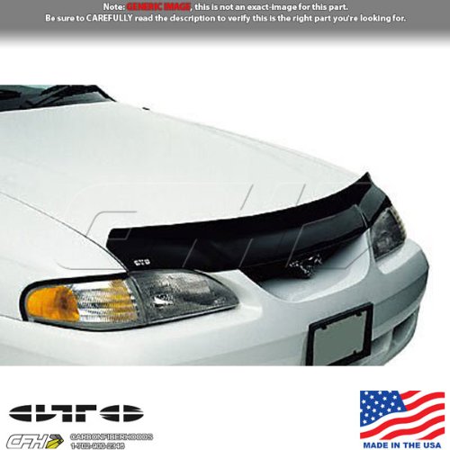 GT Styling 70299S Smoke Bug-Gard Hood Deflector Body GT Styling 70299S