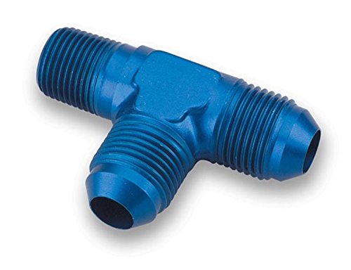 Earls 982606ERL -06AN Fitting Size Aluminum Adapter (Pipe Thread Size 1/4; Blue Anodized) Air Conditioning Earl's Performance 982606ERL