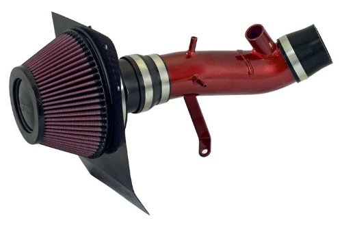 K&N 69-6543TR Typhoon Air Intake Kit, Short Ram, Red Air Intake K&N 69-6543TR